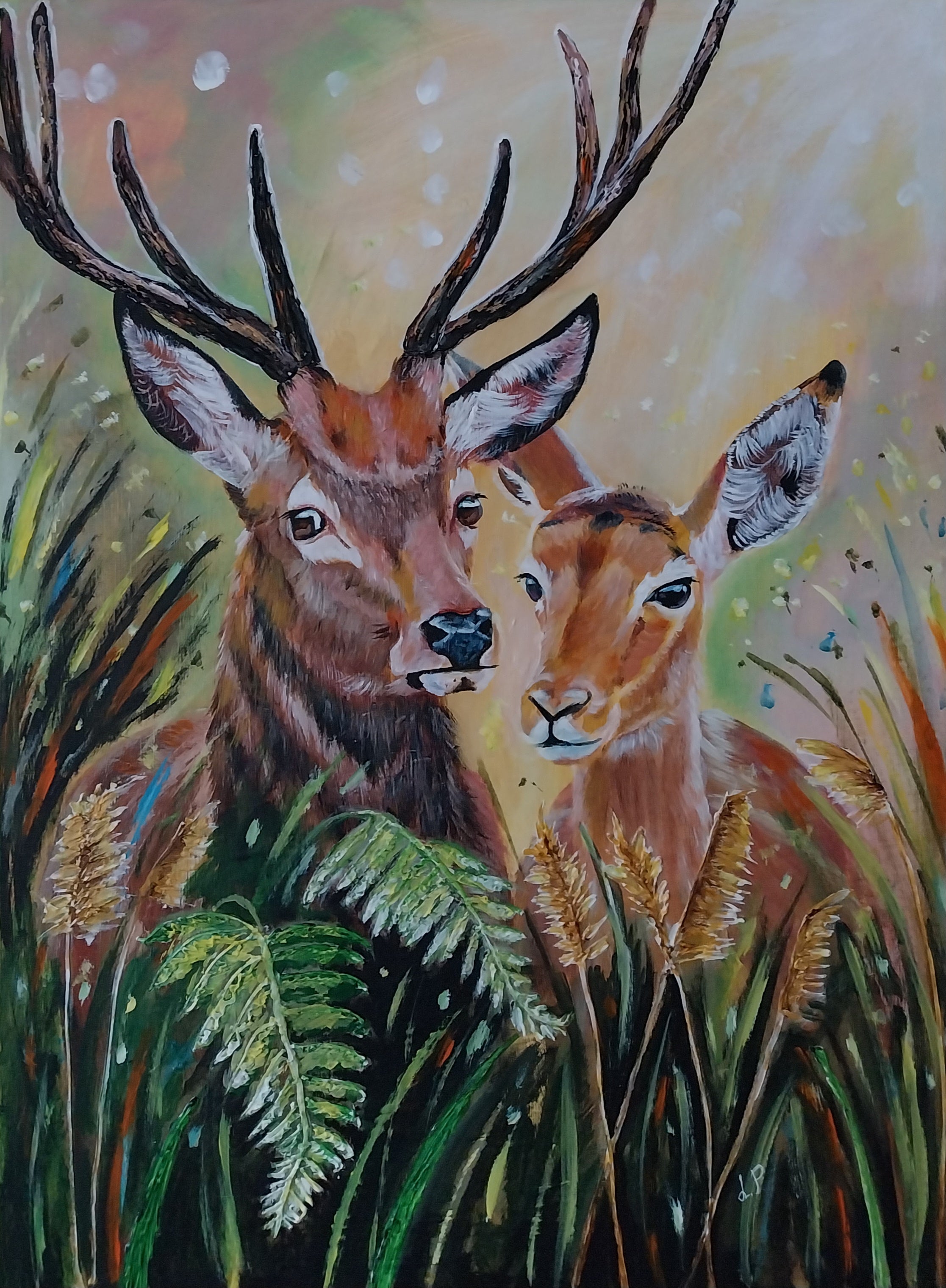 Eintracht in tiefen Forst